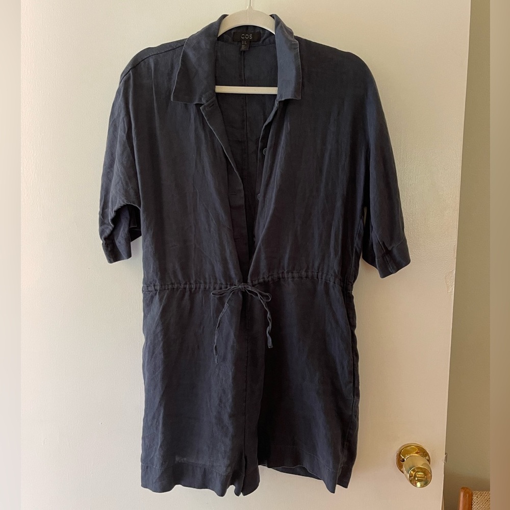 COS 100% Linen Romper